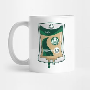 Chilled Coffee Drink IV Bag for medical and nursing students, nurses, doctors, and health workers who are coffee lovers Mug